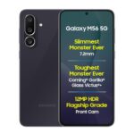 Refurbished Samsung Galaxy M56 5G Mobile (Black, 8GB RAM, 128GB Storage)